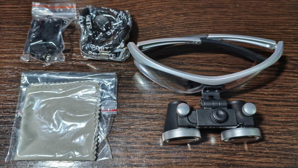 Очки бинокулярные увеличительные 3.5x (стекло, лупа)