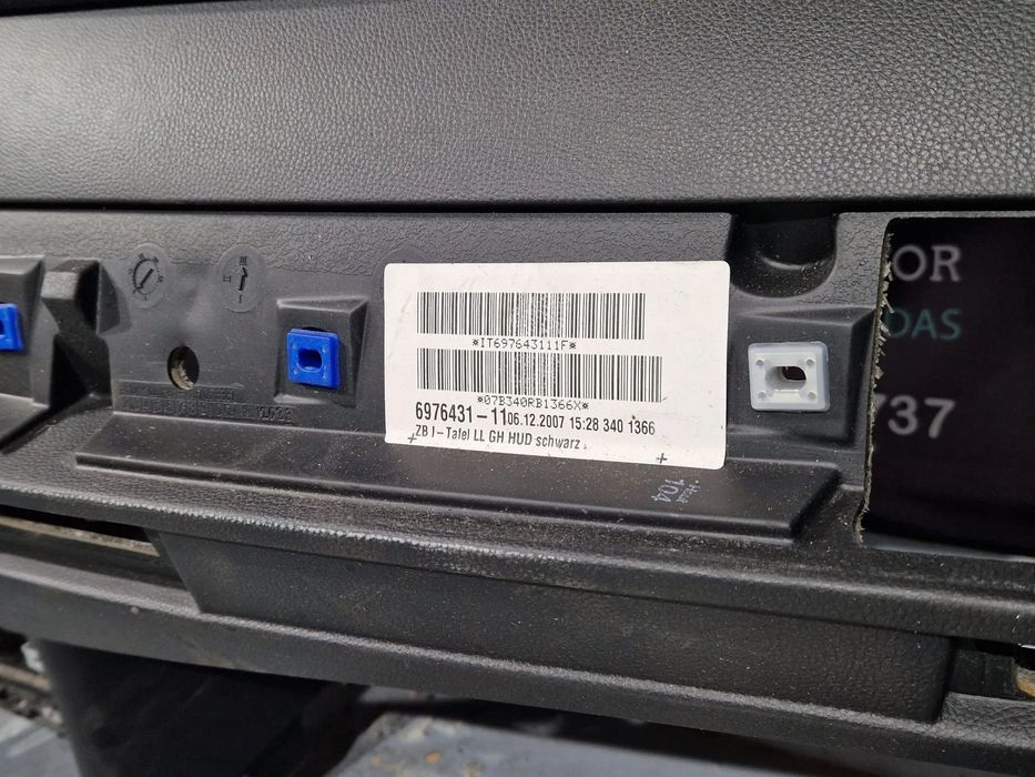 Tablier com airbag usado BMW SERIE 5 E60 E61 LCI CHAVE CARTÃO DISPLAY