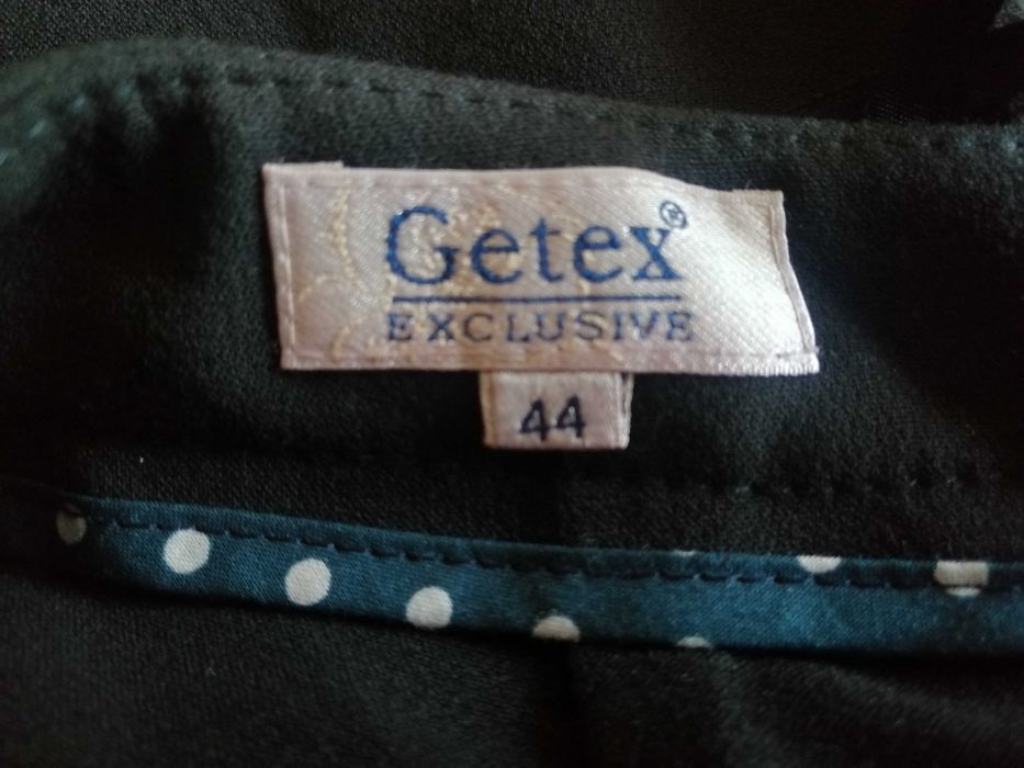 Spodnie materialne damskie czarne