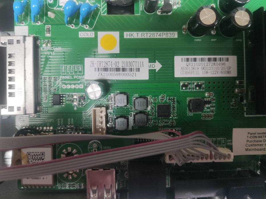 Tv Q.Bell QT50WX73 "placas"