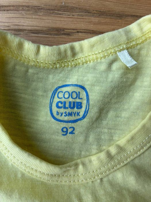 Body niemowlęce Cool Club (żółte, 92 cm)