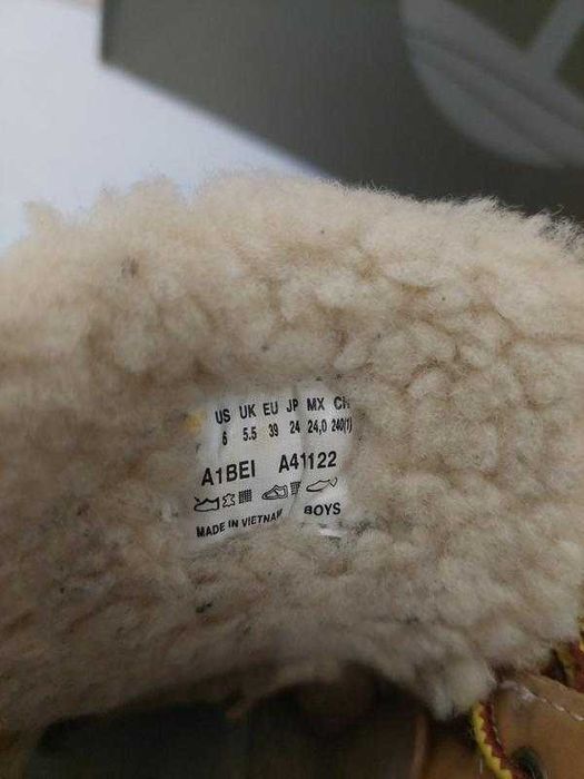Черевики Timberland premium 6in wp shearling boo wheat nubuck 24 см