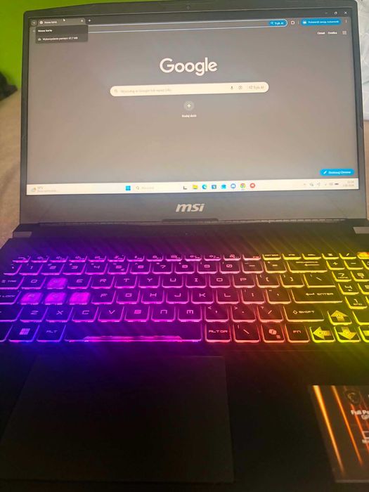 Laptop MSI Katana 15 HX B14WFK-605XPL Core i7-14650HX / 16 GB / 1 TB / RTX 5060 / 144 Hz