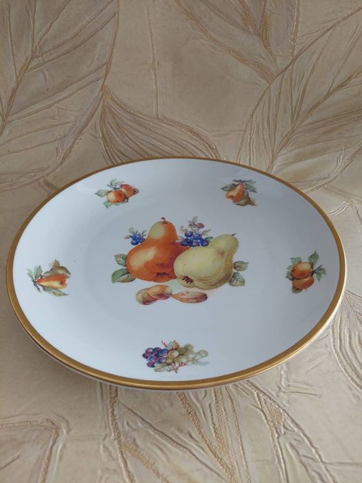 Furstenberg Harvel, efektowna misa, patera, owocarka. Biała porcelana
