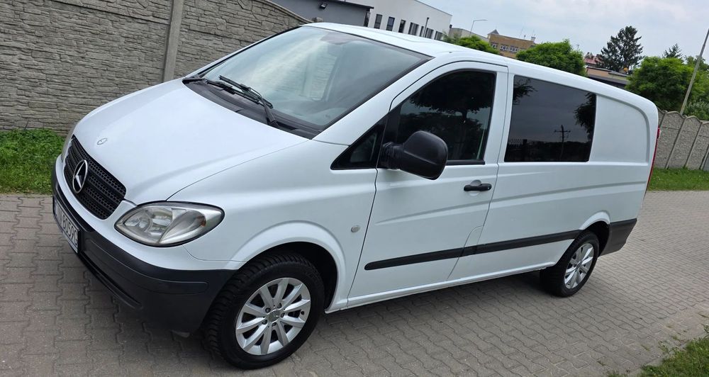 Mercedes-Benz VITO 111 Cdi  Zarejestrowane 2.2 Cdi 115km Długie*Long*Brygadówka*6-osobowe*