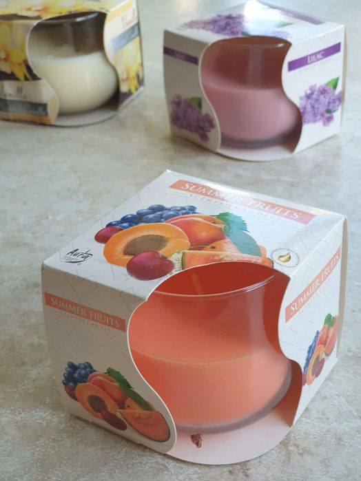 Свічки парафінові у склі