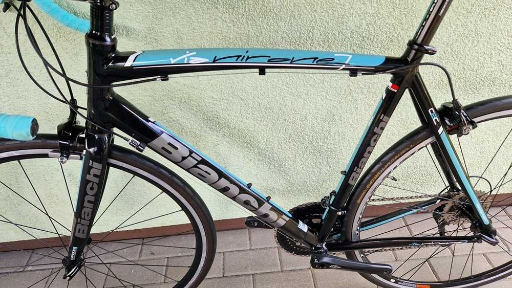 BIANCHI VIA NIRONE alu carbon 105 11s szosa endurance SUPER STAN r57