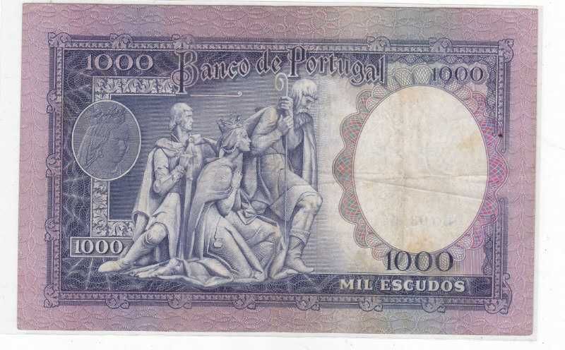 Nota - portugal 1000 escudos 1961