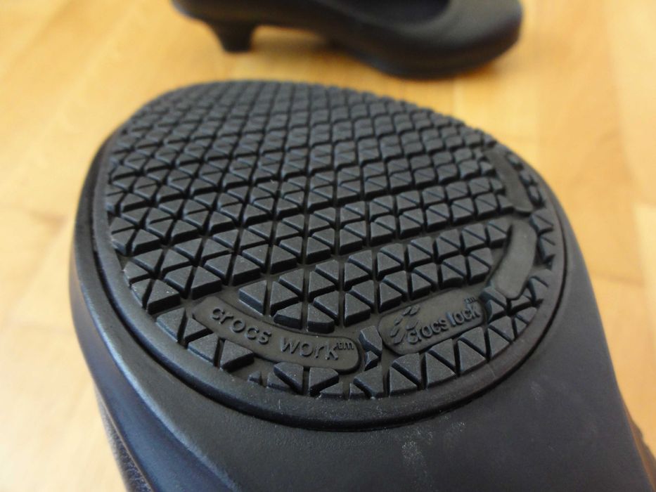 Туфли Crocs нат. кожа ортопедическая стелька для работы