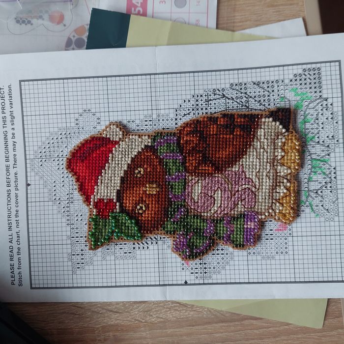 Продам залишки набору для вишивки від Jim Shore