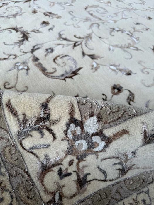 Dywan Kaszmirowy Jedwabny Perski GHOUM / Qom 245x170 galeria 28 tyś