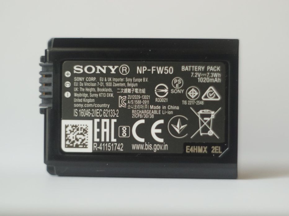 Sony NP-FW50 Akumulator, oryginał, 1080 mAh