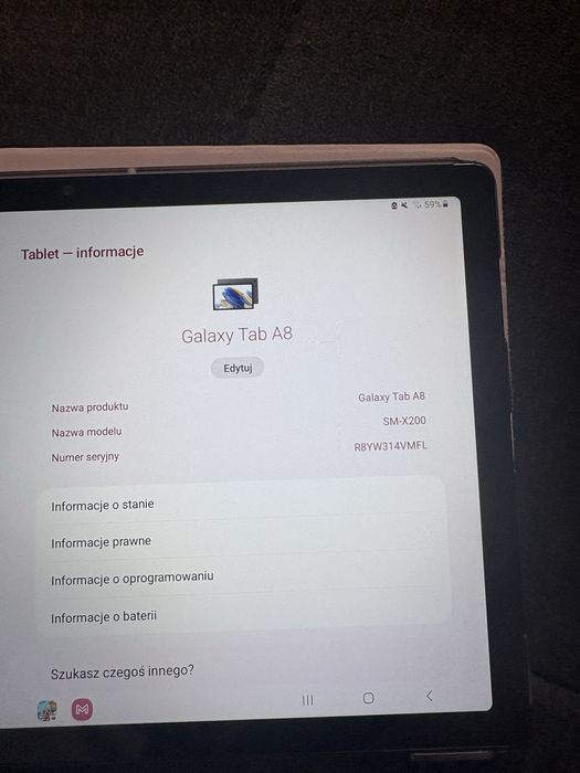 Tablet Galaxy Tab A8