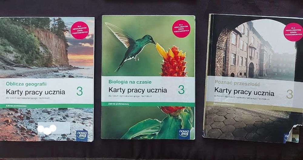 Komplet Karty pracy ucznia liceum klasa 3