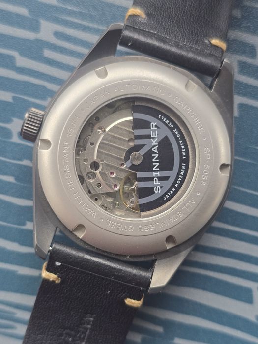 Spinnaker Croft Automatic Diver – NH35 – Safira – Excelente estado