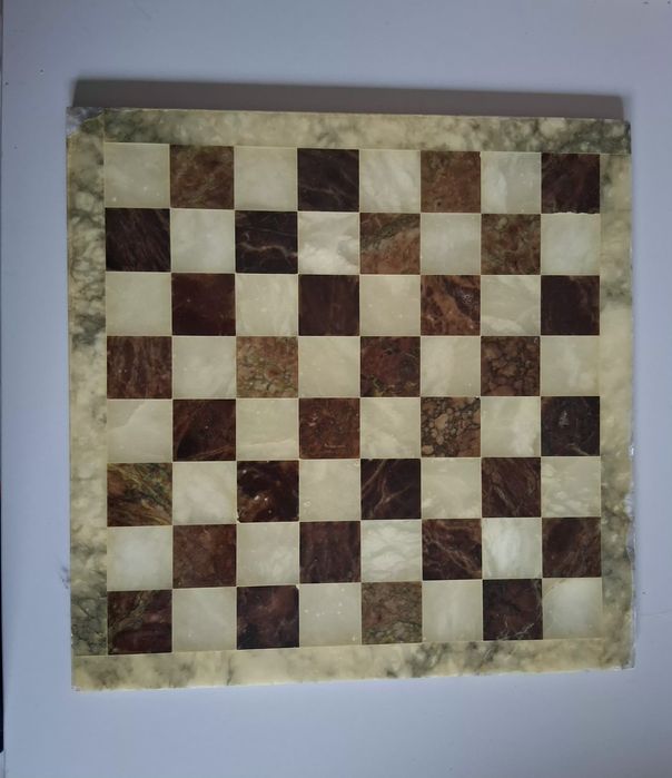 Tabuleiro Xadrez Mármore e Alabastro / Marble and Alabaster Chessboard
