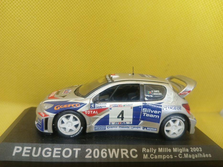 Miniaturas 1/43 Ralies 8 modelos em estado novo