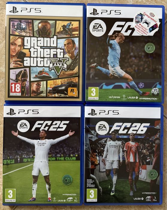 Carregador para comandos PlayStation 5 e jogos