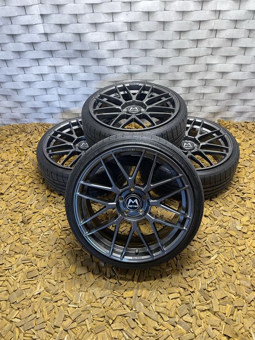 Felgi koła Motec 19 cali letnie 7mm 5x112 audi seat skoda vw golf leon
