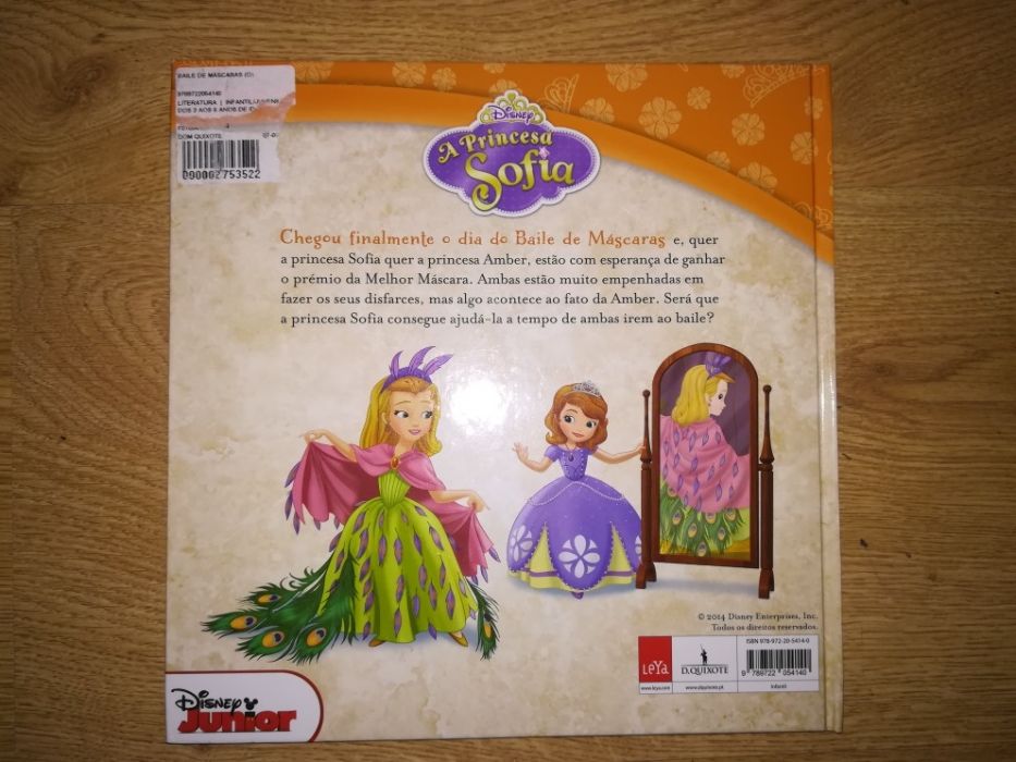 Livro "O baile de máscaras" Princesa Sofia