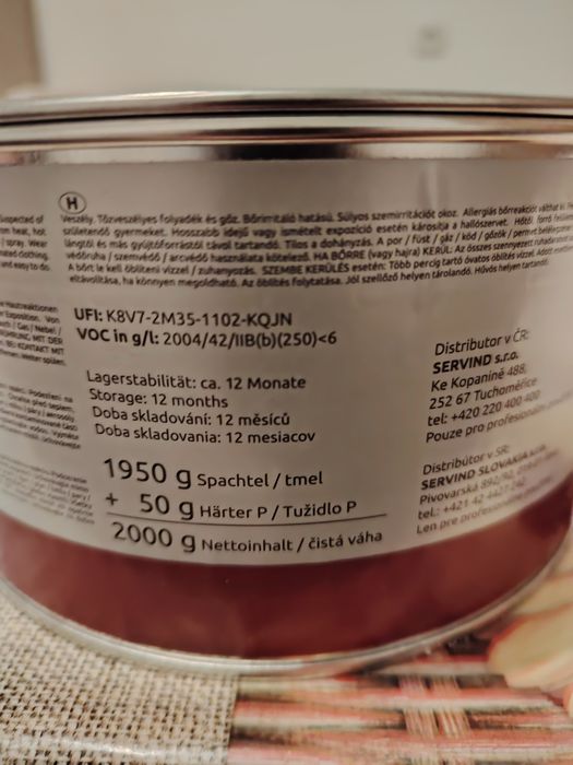 Шпаклівка до авто