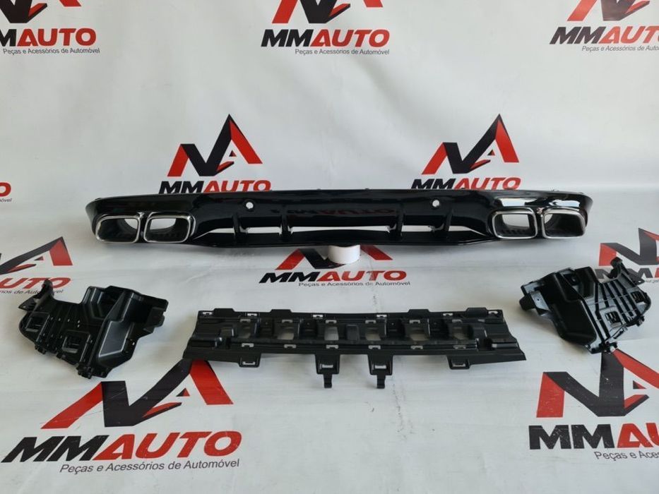 Difusor Traseiro Mercedes C W205 Coupe Look C63S
