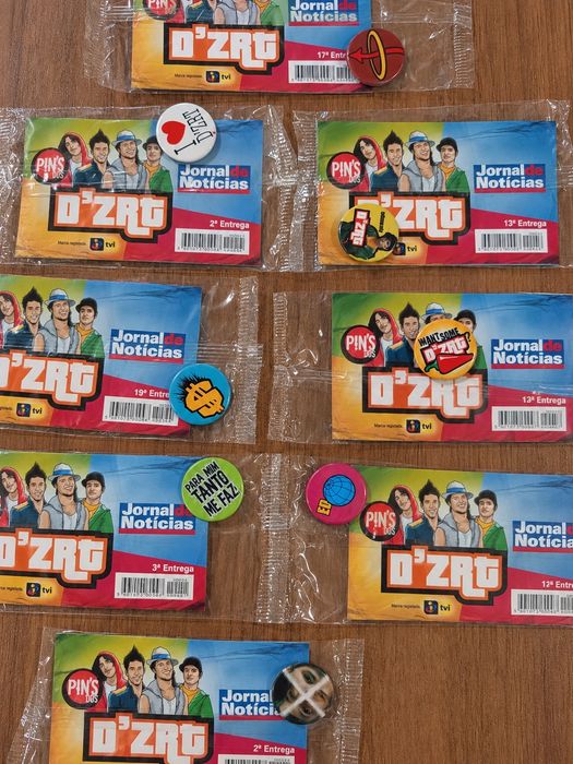 Lote de Pin's D'ZRT (novos e embalados)