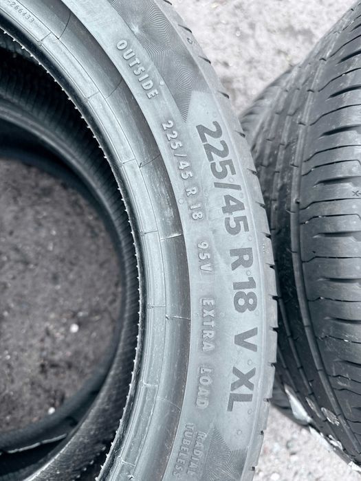 225 45 18 Continental Premium Contact 6 90% Шини Літо