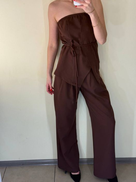 Брючний трендовий костюм