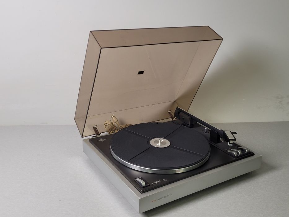 Gramofon Philips Automatic 418 – Automatyczny, Srebrny, Philips 400