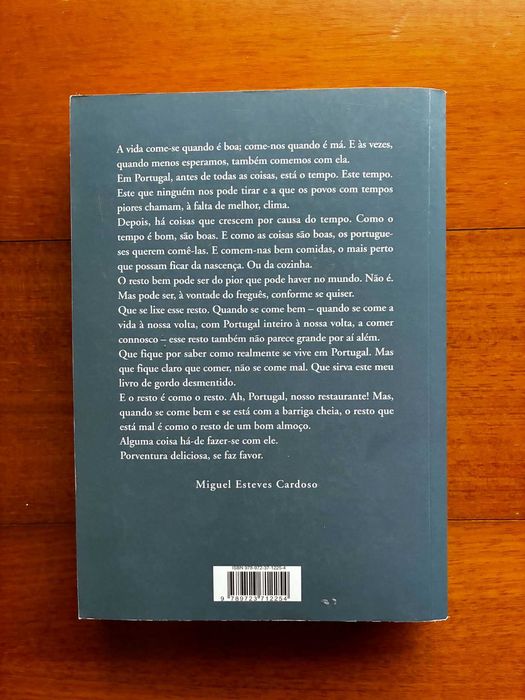 "Em Portugal Não Se Come Mal" de Miguel Esteves Cardoso