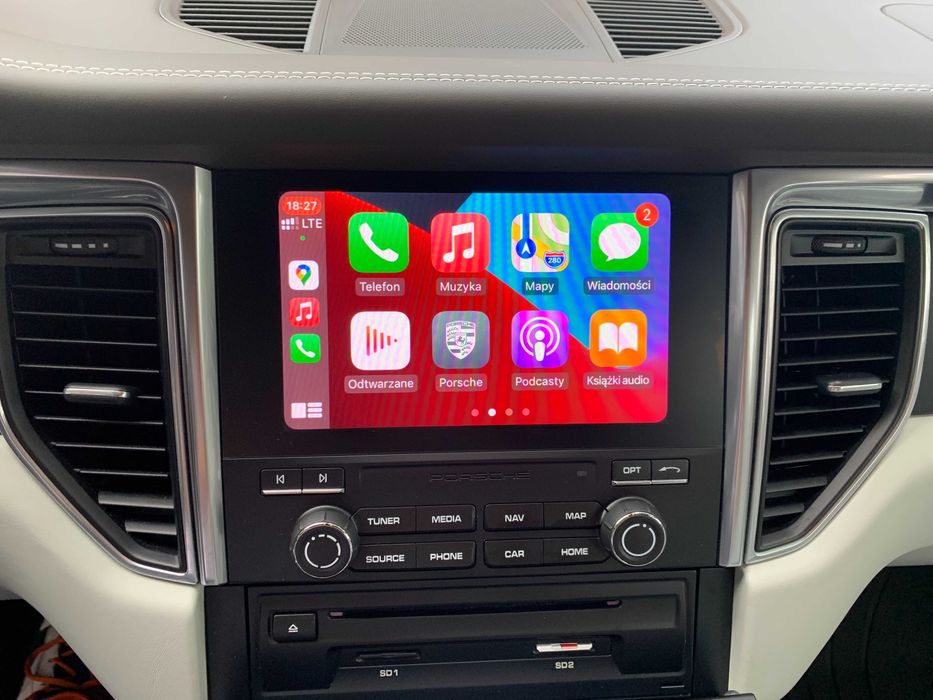 PORSCHE Polskie Menu Mapa Nawigacja USA/EUROPA Carplay Android Auto