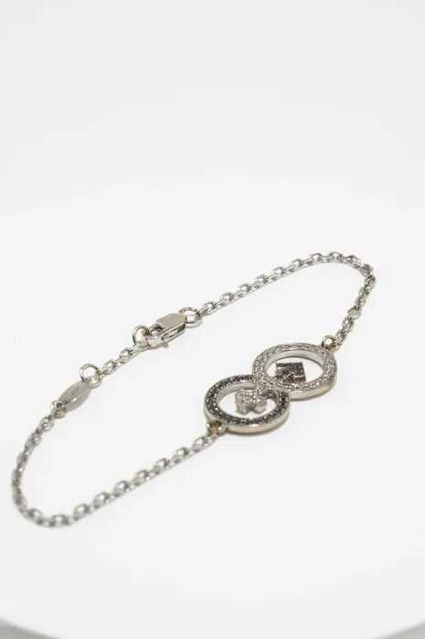 Złota Bransoletka z brylantami 14k 3,38g