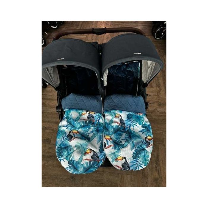 Śpiwory NOWE Tukany do wózka bliźniaczego