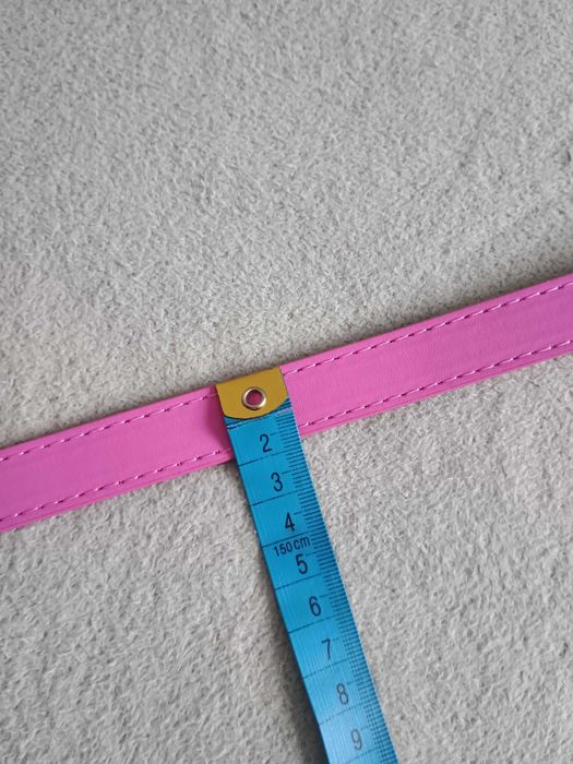 Nowy damski różowy pasek 90 cm