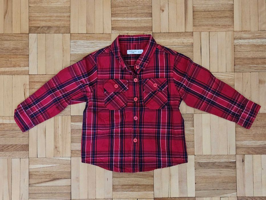 Koszula w kratkę chłopięca