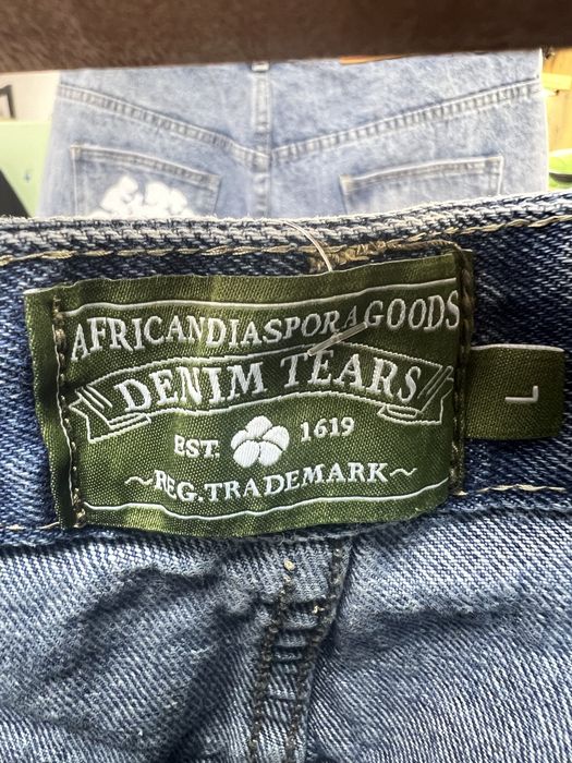 Шорти Джинсові Denim Tears x Levis Blue / White