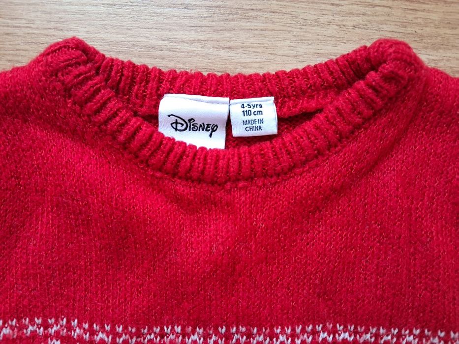 Новогодний свитер disney 4 - 5 лет 104 - 110 см