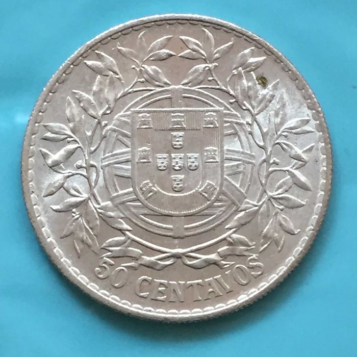 50 centavos 1916 - prata