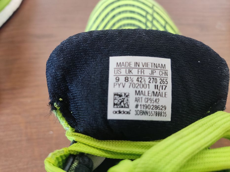 Adidas Energy Boost "Solar Slime" 42⅔ розмір