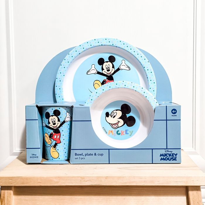 Disney Myszka Miki zestaw naczyń prezent gift dziecko kubek talerz mis