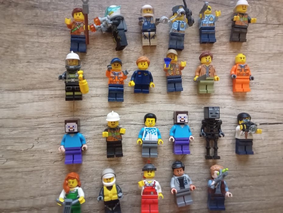 Figurki LEGO city /Minecraft