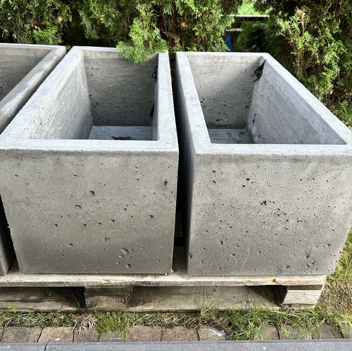 Donica  betonowa ogrodowa  80x40x40 cm beton