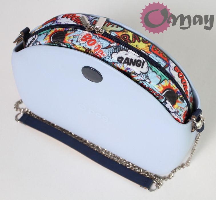 Czarny organizer do OBAG MOON LIGHT komiks 2 kieszenie wkład OMAY
