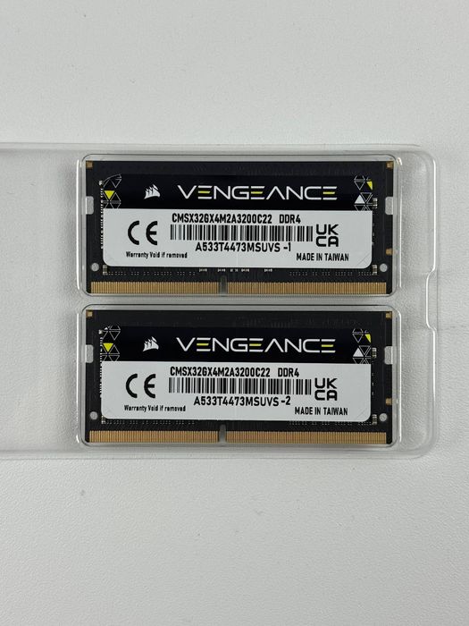 Pamięć RAM Corsair Vengeance Black DDR4 SO-DIMM 2x16GB 3200Mz CL22 XMP