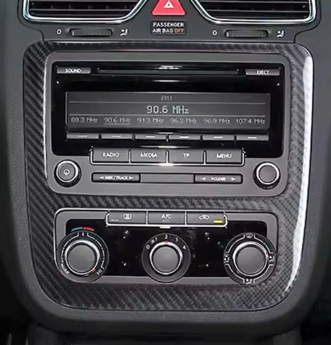 Espelho radio Scirocco RCD/RNS efeito carbono