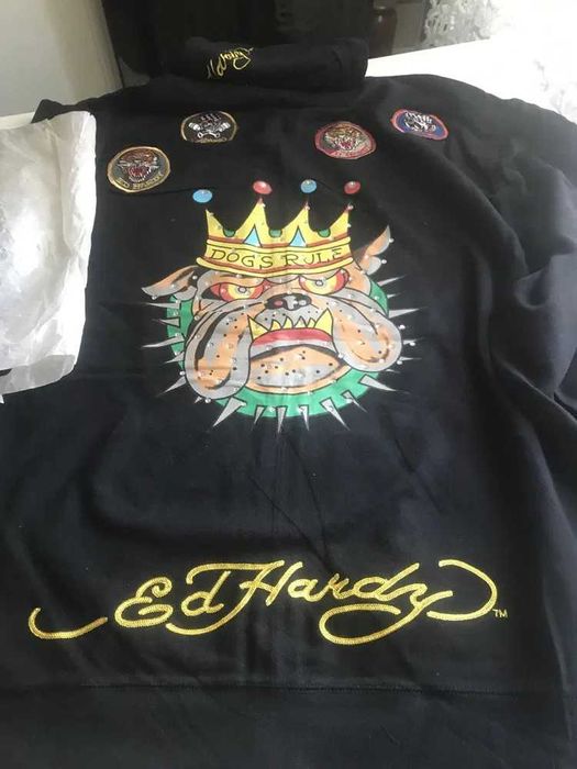 Худи Don ED Hardy, большой размер, унисекс