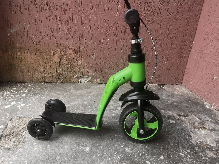 Самокат біговіл 2в1 MoMi ELIOS Green