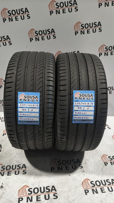 2 pneus semi novos Pirelli 235-40R18 Oferta dos Portes