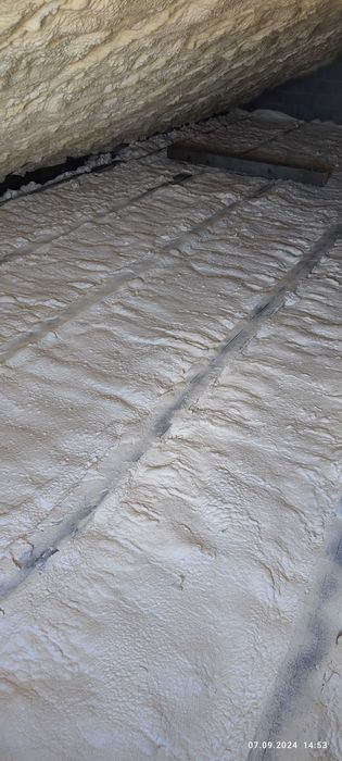 ППУ Утеплення Пінополіуретаном Мансард Дах Склад Ангар Піною Перекритя